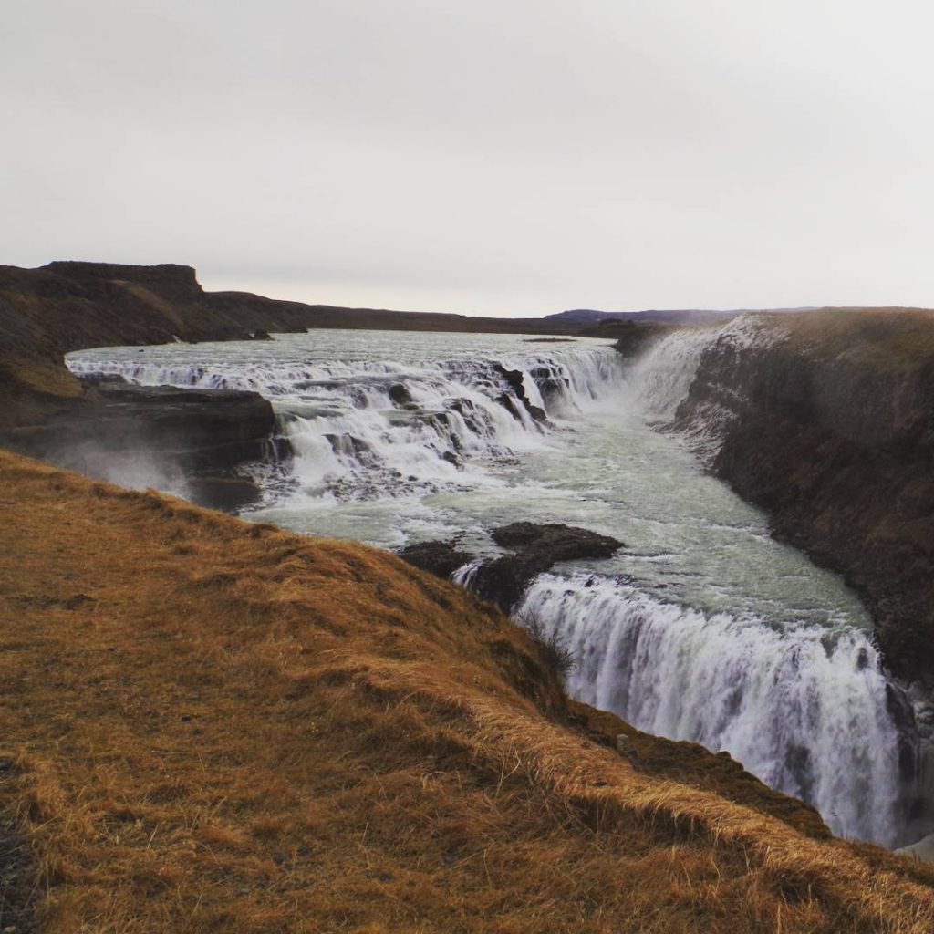 Wasserfall Island Gullfoss