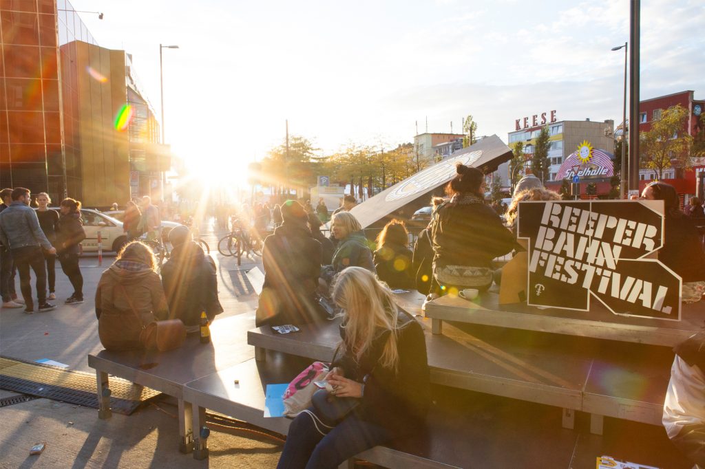 Sonnen auf dem Reeperbahn Festival