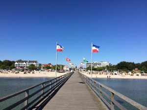 Seebrücke Großenbrode Blick auf Südstrand