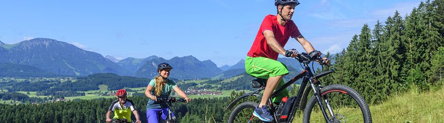 Ratouren mit E-bike in den Bergen