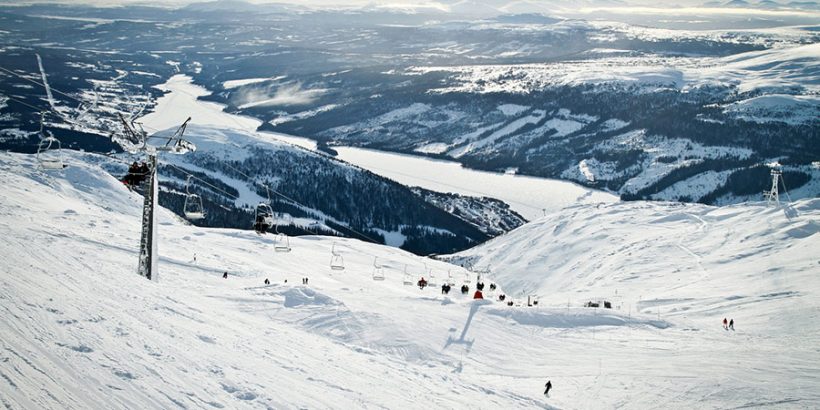 Skifahren in Schweden