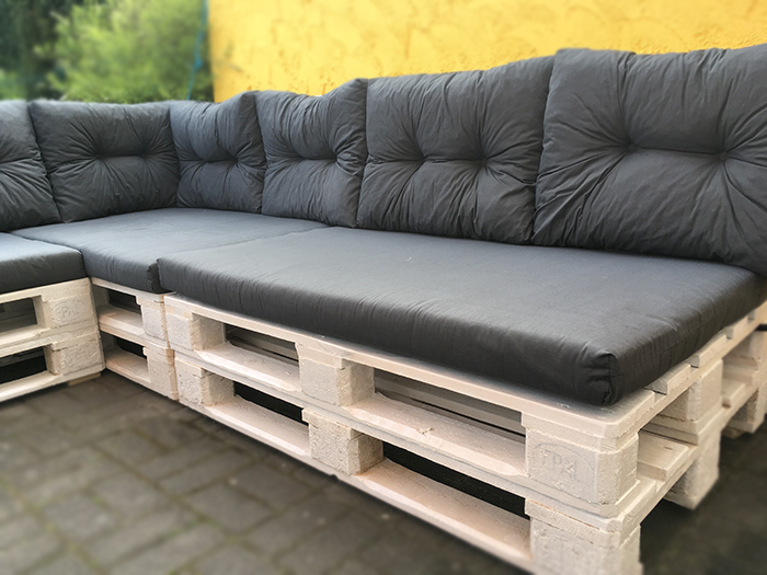 Anleitung Terrassen-Sofa aus EURO Palette selber bauen